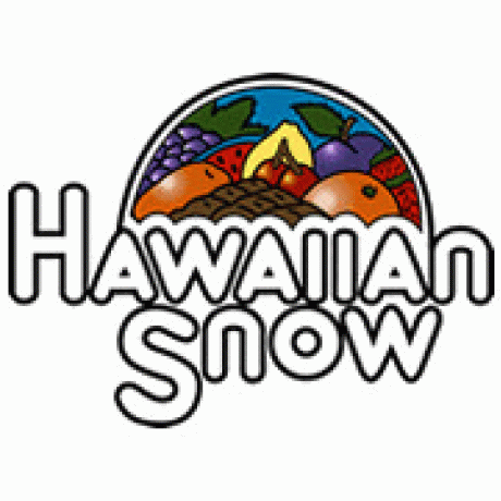Hawaiian Snow Window Sticker