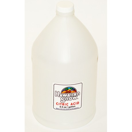 Citric Acid For Shaved Ice Syrup (1 gallon)