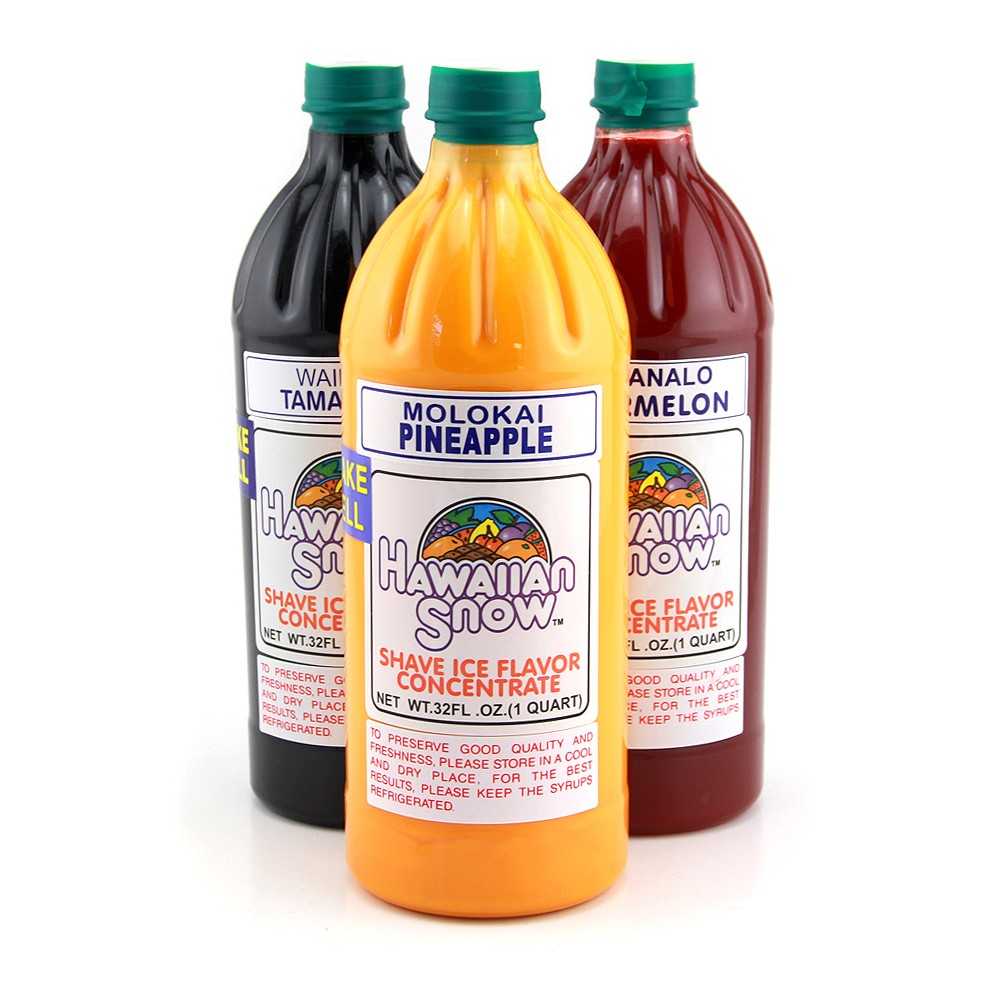 Shaved Ice Syrup Standard Concentrate - 32oz